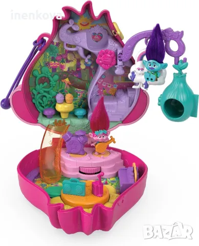 Поли Покет, Polly Pocket Тролчета - комплект за игра, снимка 3 - Кукли - 46993081