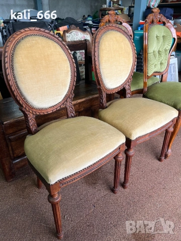 Столове в стил Медальон внос от Нидерландия, снимка 2 - Столове - 53428375