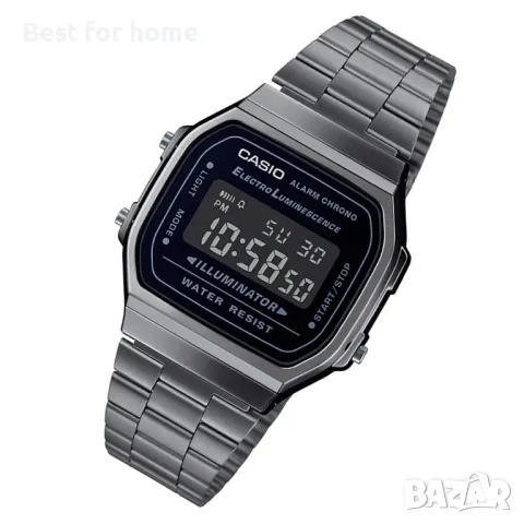 Casio Digital Classic Watch 'Black Silver' A168WGG-1A, снимка 1 - Мъжки - 48351343