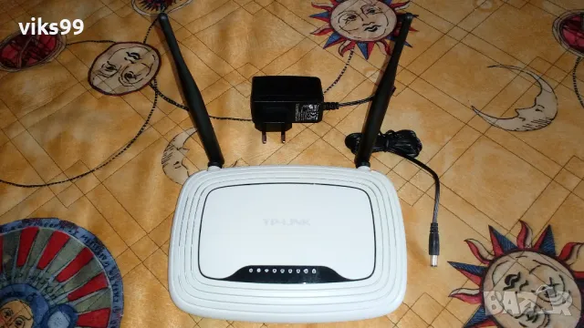 WiFi Рутер TP-Link TL-WR841N - 300 Mbps, снимка 2 - Рутери - 48878592