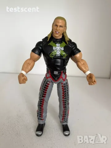 Екшън фигура WWE HBK Shawn Michaels The Heartbreak Kid Deluxe Aggression D-Generation X Шон Майкълс , снимка 2 - Фигурки - 48361418