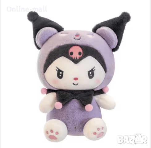 Плюшена играчка Hello Kitty Kuromi Куроми, 50см, снимка 2 - Плюшени играчки - 46787598