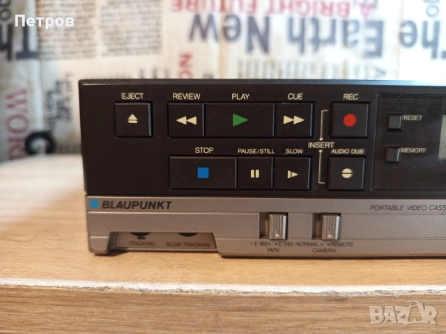 Репортерски"VHS "Blaupunkt"RTX-260 и Видео Камера"Blaupunkt"TVC-373, снимка 8 - Антикварни и старинни предмети - 51615863