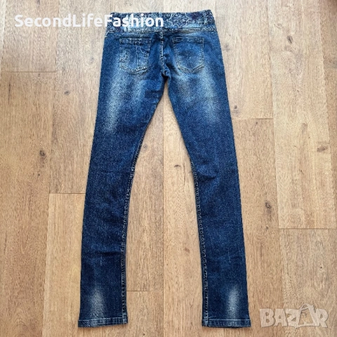Desigual дамски слим тесни дънки размер 28, снимка 10 - Дънки - 53867999