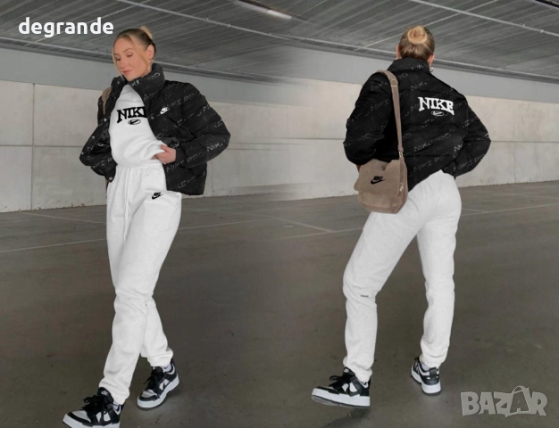 ЛИКВИДАЦИЯ NIKE – Дамски спортен комплект 3 части Стил, комфорт и защита от студа, снимка 2 - Спортни екипи - 52613535
