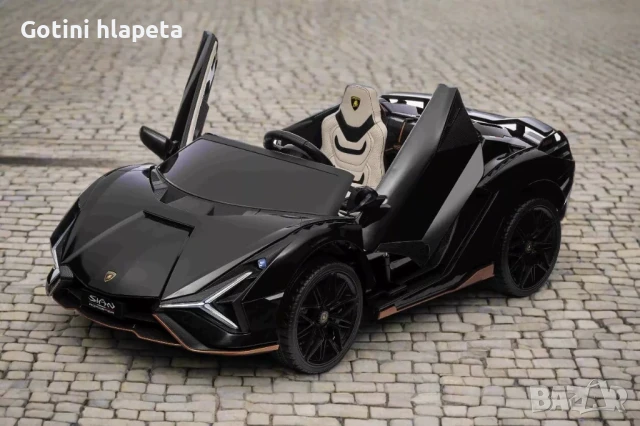 Акумулаторна Двуместна КОЛА Lamborghini SIAN  24V функция дрифт, снимка 14 - Коли, камиони, мотори, писти - 51038691