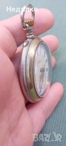 Стар джобен швейцарски часовник Moeris, снимка 7 - Антикварни и старинни предмети - 45141113