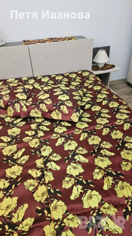 Луксозно шалте за спалня с възглавнички и салфетки, снимка 4 - Покривки за легло - 51171809