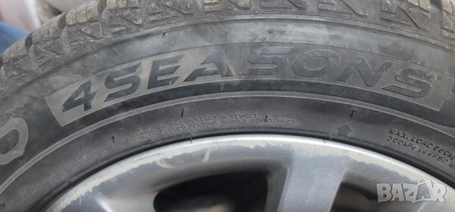 Джанти Honda Civic 15" 4х100 с нови всесезонни гуми, снимка 7 - Гуми и джанти - 52804960