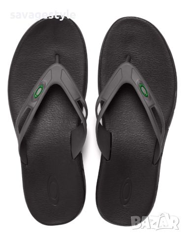 Мъжки чехли OAKLEY Ellipse Flip Flops Green/Black, снимка 3 - Джапанки - 45762423