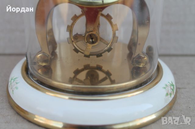 Немски настолен 8 дневен часовник ''Шатц'', снимка 4 - Антикварни и старинни предмети - 46431542
