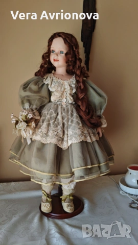 Порцеланова кукла на Алберон , снимка 2 - Кукли - 53914215