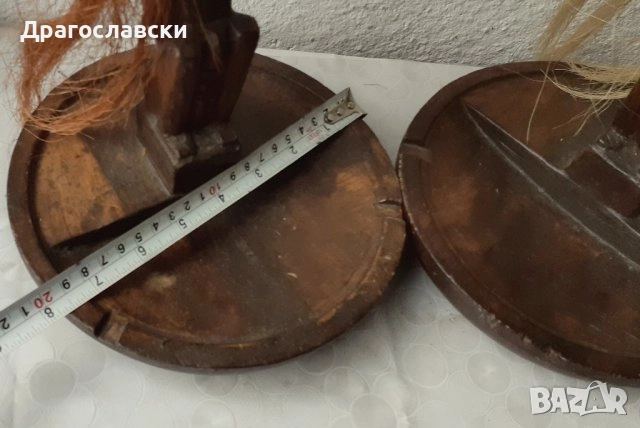 Дървена фигура, дърворезба, човек, дървен боздуган, снимка 14 - Статуетки - 51488414