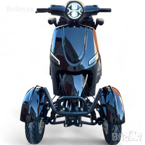  Електрическа Четириколка FM4 B4 1500W, 60V, Моторна Спирачка, Червена Перла, снимка 2 - Инвалидни скутери - 52570127