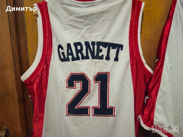 оригинален екип на nba Kevin Garnett west all stars basketball jersey jordan, снимка 17 - Спортни дрехи, екипи - 45907054