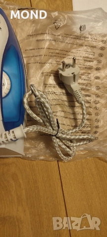 Парна ютия Sapir 1200W, струя пара, термостат, синя, снимка 9 - Ютии - 52856923