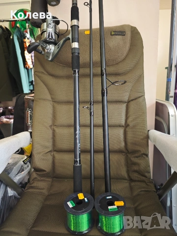 Топ сет на Топ цена/ 3 бр макари, 3 броя въдици и корда 2000 М/