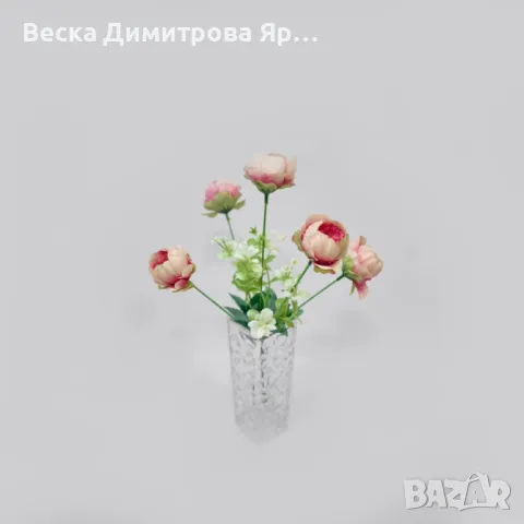 Изкуствени божури, снимка 3 - Изкуствени цветя - 50321900