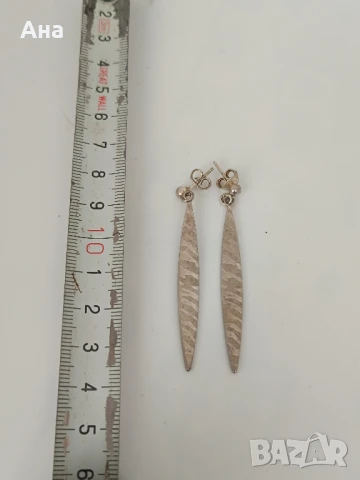Сребърни обеци , снимка 1