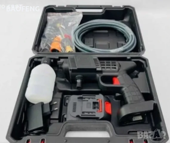 Промоция Нова 6000mah 48V 2 батерии АКУМУЛАТОРНА ВОДОСТРУЙКА за кола дом градина 30 bar от вносител, снимка 13 - Аксесоари и консумативи - 50575135