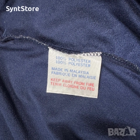 Винтидж спортно горнище Reebok - Тъмносиньо / Червено / Бяло - Размер L, снимка 5 - Спортни дрехи, екипи - 53576573