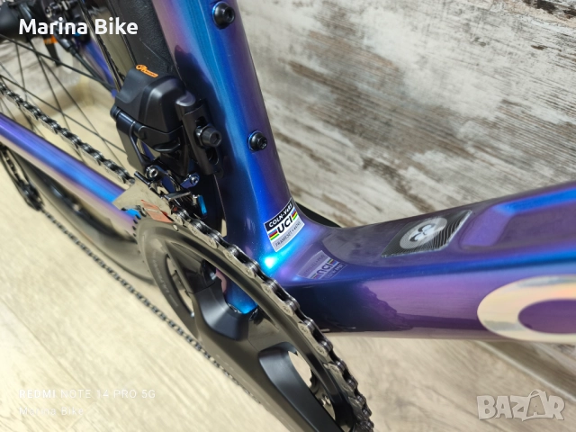Карбонов шосеен велосипед Colnago V4RS Disc Ultegra Di2 12 Miche| 45.5, снимка 10 - Велосипеди - 51498544