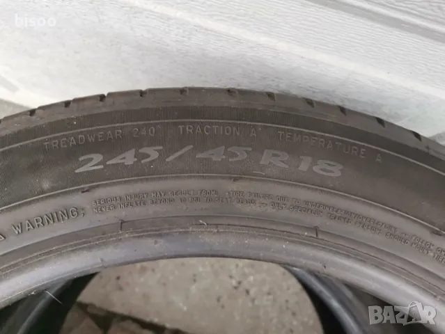 2бр гуми MICHELIN PRIMACY 245/45/18 , снимка 4 - Гуми и джанти - 48348219