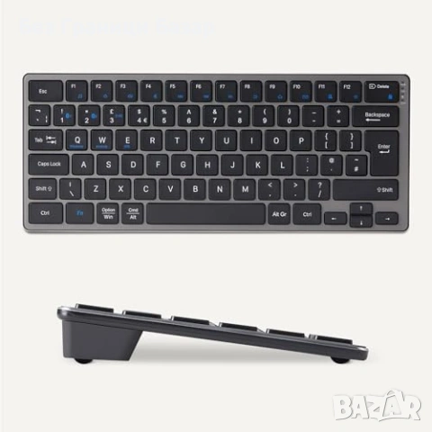 Нова Тънка Bluetooth клавиатура с Type-C приемник за таблет лаптоп iPad iPhone PC Mac, снимка 4 - Клавиатури и мишки - 54108054