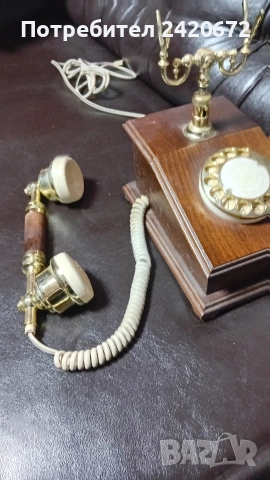 ретро  телефон , снимка 2 - Антикварни и старинни предмети - 52753463