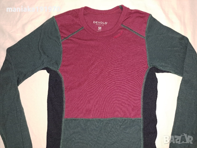Devold Hiking мерино (L) и (М)  дамски термо блузи 100% Merino Wool , снимка 11 - Спортни екипи - 42846841