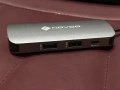 Нов USB Хъб 7 в 1 Novoo трансфер на данни със скорост 5 000 Mbps зареждане и прожектиране, снимка 3