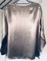 Луксозна блуза LE COMTE satin - елегантен Metallic шик, снимка 2