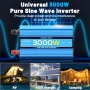 Pure Sinus конвертор 12 V 220 V 3000 W 6000 W/Трансформатор на напрежение, снимка 2