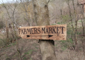 Декоративен дървен знак "FARMERS MARKET" , снимка 4