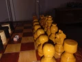 Голям Дървен шах 44 х 44 см. и табла, снимка 4
