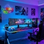 Нова Led 32 см Gaming Zone неонова лампа USB декор за геймъри стая дом, снимка 6