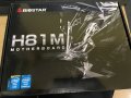 LGA 1150 BIOSTAR H81MHV3 + Intel i5 4670, снимка 1