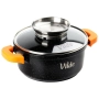 Универсална гранитна касерола с незалепващо, със стъклен капак и дозатор за течности, снимка 7