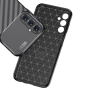 Samsung Galaxy A25 5G Удароустойчив Carbon Fiber Калъф и Протектор, снимка 3
