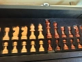 Стар Колекционерски Дървен Шах Кутия За Вино, снимка 11