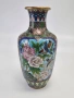 Елегантна декоративна китайска Cloisonné ваза, снимка 3