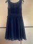 Продавам елегантна ,ефирна синя рокля , снимка 4
