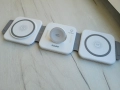 Тройно безжично зарядно за телефон, часовник и слушалки Apple, снимка 1