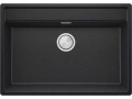Графит кухненска мивка за вграждане под плот Берген 80 Low 760x530 мм -20%, снимка 1
