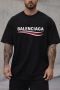 ОВЪРСАЙЗ тениски БАЛЕНСИАГА BALENCIAGA принт, 2 цвята! Или с ТВОЯ идея!, снимка 1