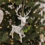 Коледни играчки за елха „Winter White Elegance“ – луксозни висящи декорации с натурален завършек и с, снимка 10
