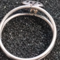 Дамски сребърен пръстен , снимка 4 - Пръстени - 45021786