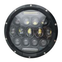 LED Фар 7 инча за вграждане на джип 12V, снимка 2 - Аксесоари и консумативи - 45754741