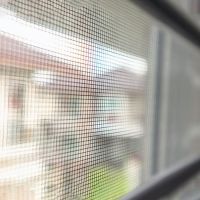 Комарник за прозорец, 100x100 сантиметра, Бял, Черен, снимка 4 - Други стоки за дома - 45425201