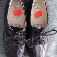Естествена кожа / маркови ортопедични обувки - половинки "Waldlaufer" luftpolster / номер 37,5 , снимка 5 - Дамски ежедневни обувки - 44985996